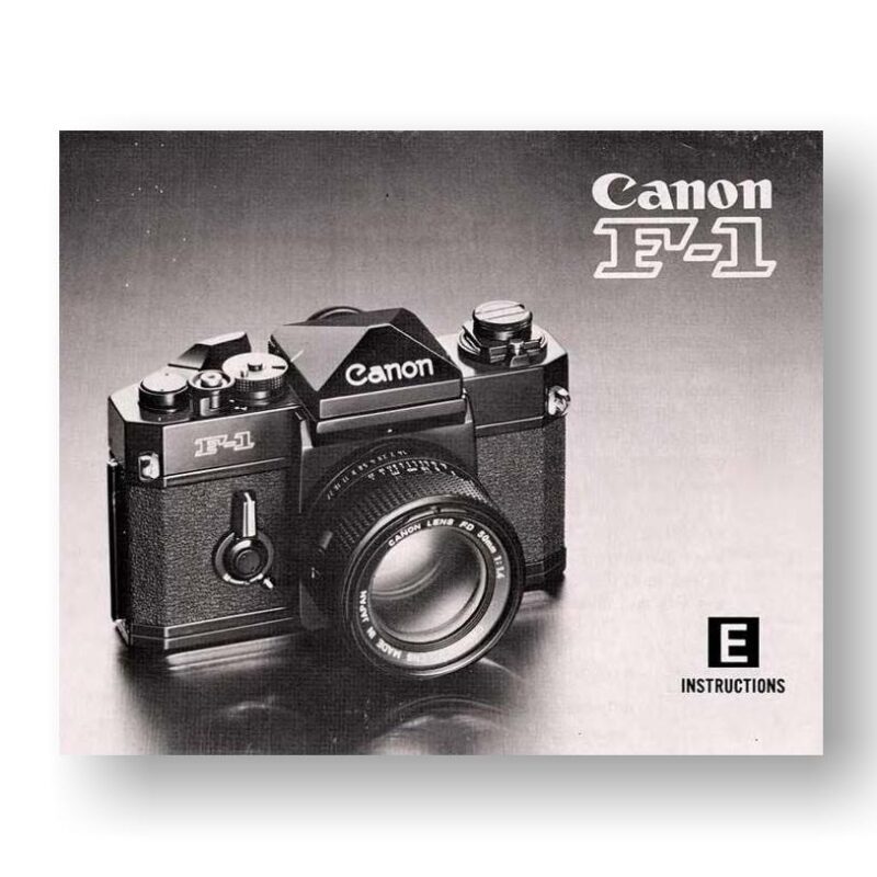 Canon F1 F1n Old Owners Manual Download USCamera Canon parts.USCamera