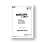 17-page PDF 640 KB download for the Nikon Coolpix 3200 Parts List | Digital Compact Cameras