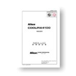 16-page PDF 1.02 MB download for the Nikon Coolpix 4100 Parts List | Digital Compact Camera