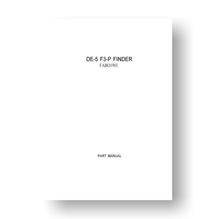 10-page PDF 417 KB download for the Nikon DE-5 Parts List | F3-P Finder