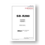 Nikon SB-R200 Repair Manual