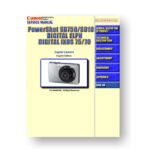 166-page PDF 14.3 MB download for the Canon SD750 Service Manual Parts Catalog | PowerShot