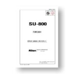 Nikon Speedlight SU 800 Service Manual Parts List Download