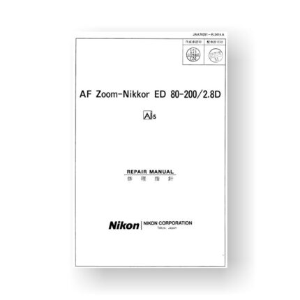 Nikon JAA76251 Repair Manual