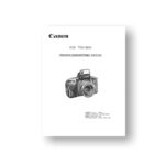 Canon EOS 750-850 Troubleshooting