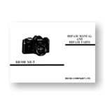 Ricoh XR-7 Repair Manual Parts List