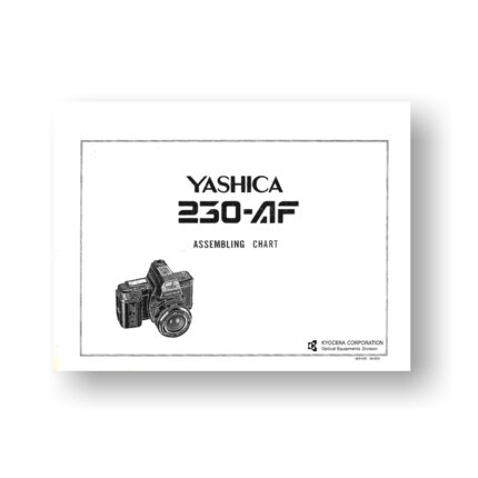 Yashica 230-AF Parts List | Yashica 230-AF Parts List Download