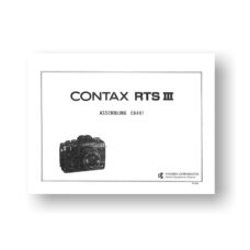 Contax RTS III Parts List Download