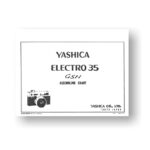 Yashica Electro 35GSN Parts ListYashica Electro 35GSN Parts List | Yashica Film Camera