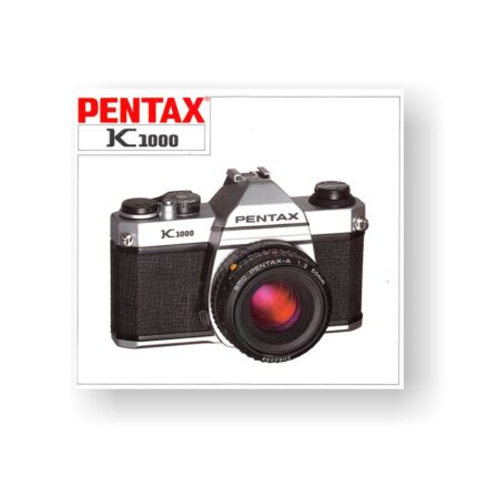 Pentax K1000 Owners Manual