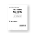 Bell & Howell 1227 Service Manual Parts List | Plus 1228 Super 8 Sound Movie Cameras