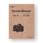 Canon C12-8301 Service Manual | EOS-1N Film Camera