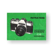 Chinon CS Instruction Manual | 35mm Film Cameras