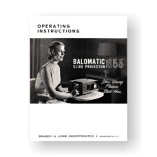 Balomatic 655 Operating Instructions | Bausch & Lomb