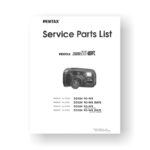 Pentax 27020 Parts List | IQ-Zoom 90WR