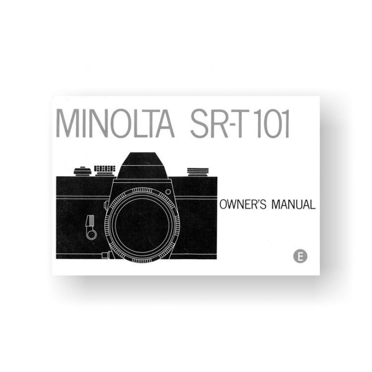 Minolta SRT101 Owners Manual USCamera Owner