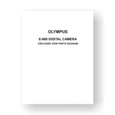 Olympus E-600 Exploded Views Parts List | Digital SLR Camera