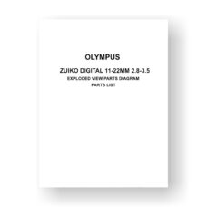 Zuiko-Digital 11-22mm-2.8-3.5 Exploded Views Parts List | Olympus Zoom Lenses