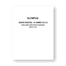 Zuiko-Digital 14-54mm-2.8-3.5 Exploded Views Parts List | Olympus Zoom Lenses