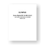 Zuiko-ED 18-180mm-3.5-6.3 Exploded Views Parts List | Olympus Zoom Lenses