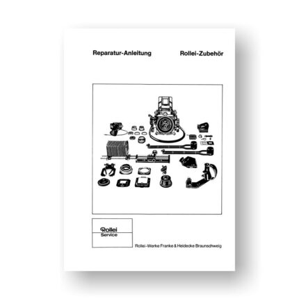 Rollei SL66 Accessories Repair Manual Parts List