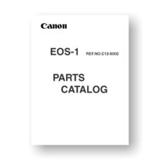 Canon C12-8002 Parts Catalog | EOS-1 Camera