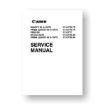 Canon C13-2762 Service Manual Parts Catalog | AF32 | CB32 | Prima Junior DX | Snappy EL