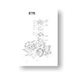 Bronica ETR Service Manual Parts List