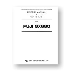 Fujica ST705 Repair Manual Parts List