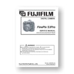 Fuji S3-PRO Repair Manual Parts List | Digital SLR