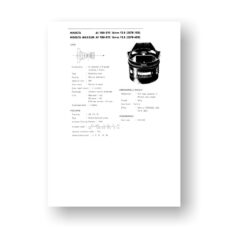 Minolta AF15-2.8 Service Manual Parts List | Rokkor Lenses