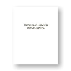Hasselblad 500C-500CM Service Manual Parts List