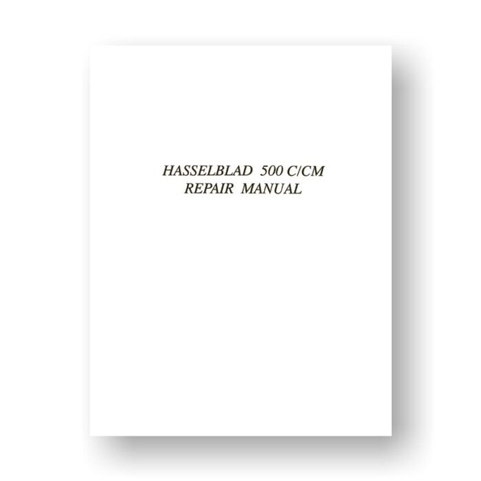 Hasselblad 500C-500CM Service Manual Parts List
