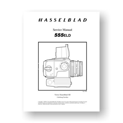 Hasselblad 555ELD Service Manual