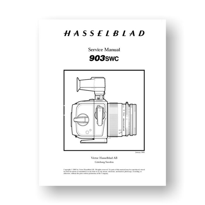 Hasselblad 903SWC Service Manual