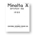 Minolta A Exploded View