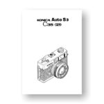Konica Auto-S3 Repair Manual Parts List