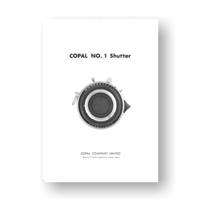 Copal No-1 Shutter Parts List Plus