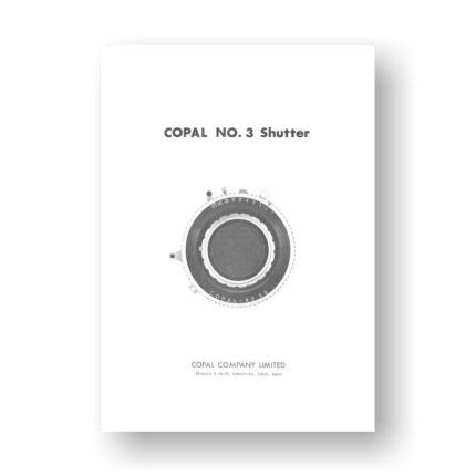 Copal No-3 Shutter Parts List Plus