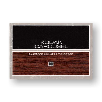 Kodak Carousel Custom 860H Owners Manual PDF