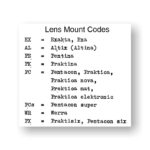 East German Lenses Service Information Manual