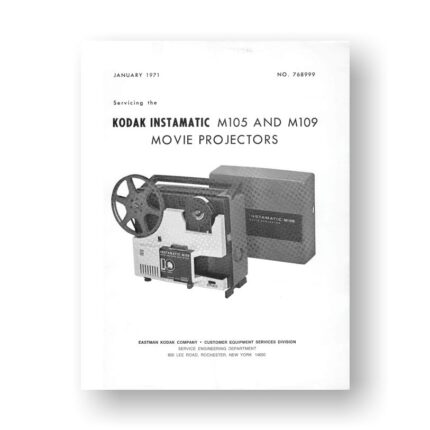Kodak M105-M109 Projector Service