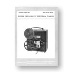 Kodak M50 Projector Service Manual Parts List 