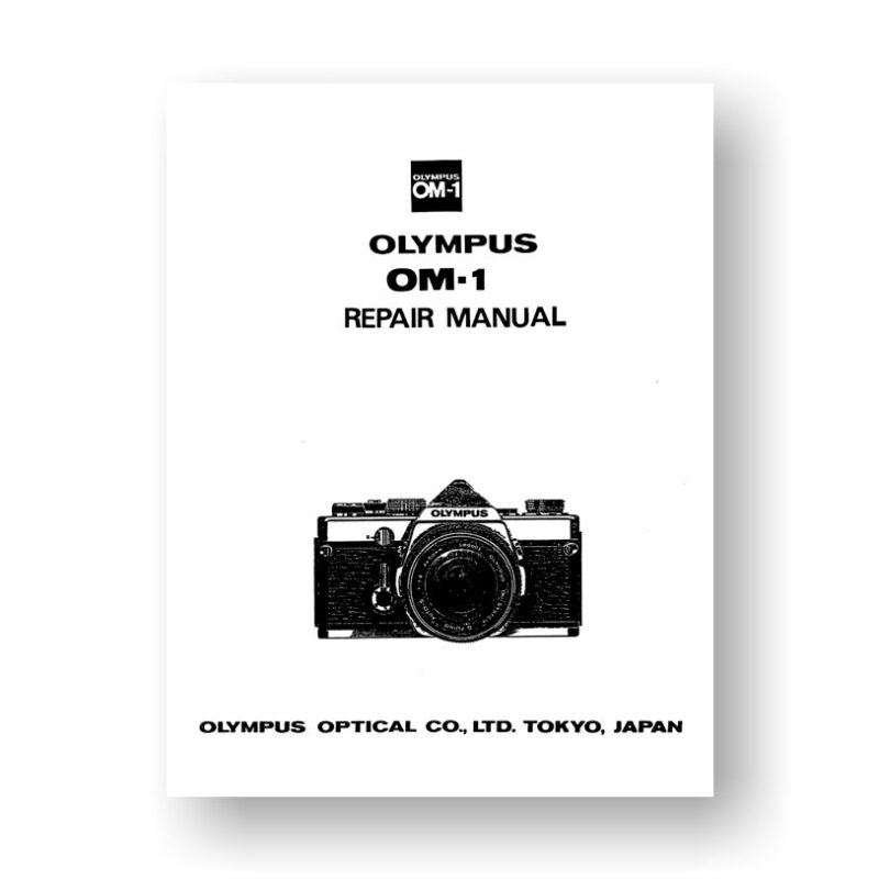 Olympus OM1 Repair Manual Parts List USCamera Manuals Parts Plus