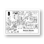 Rolleiflex 2.8 E3 Exploded View Chart
