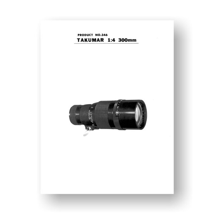 Pentax T 300 4.0 Parts List | M42 SLR Lenses