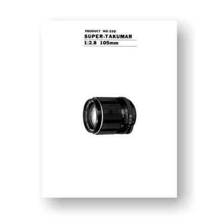 Pentax ST 105 2.8 Parts List | Super Takumar | M42 SLR Lenses