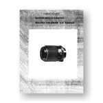 Pentax SMC-Macro T 100-4.0 Parts List