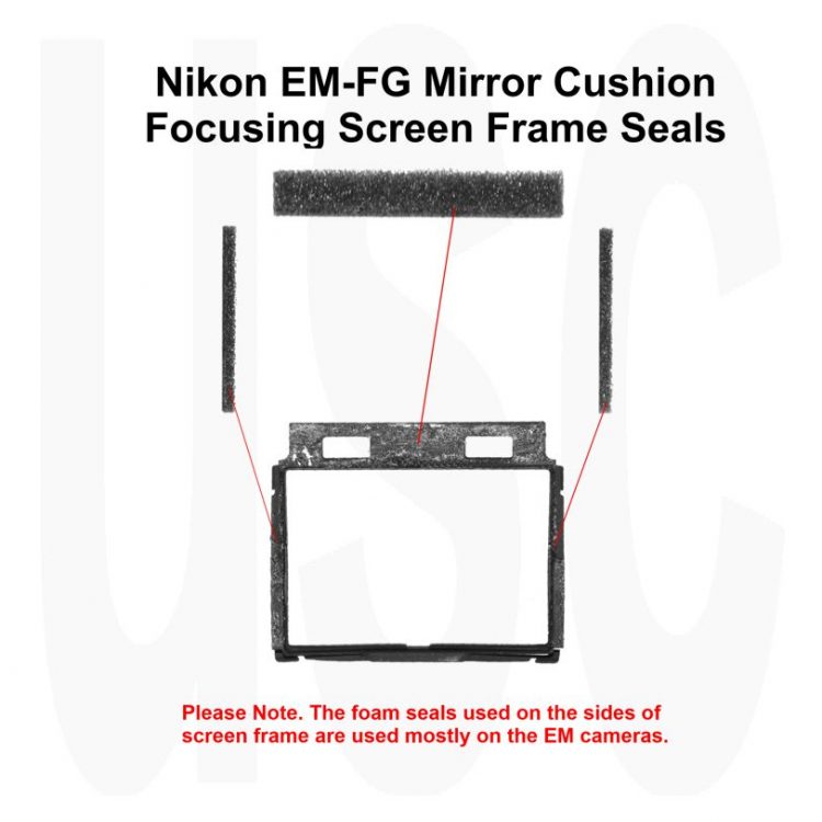 Nikon EMFG Mirror Cushion Set USCamera Premium Foam Seals