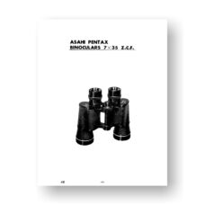 Asahi Pentax 7X35 Z.C.F. Parts List | #432